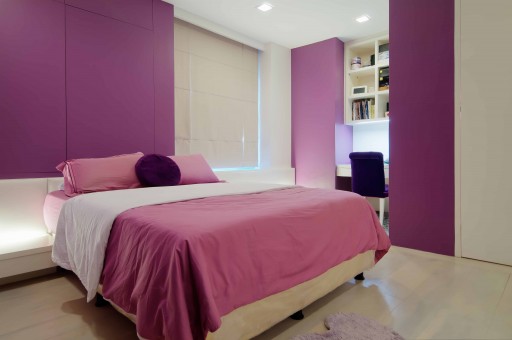 purple bedroom