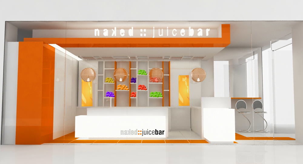 naked juice bar design