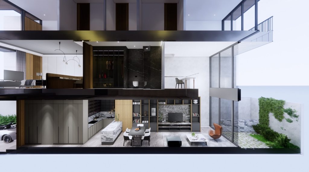 townhouse sim ateliers